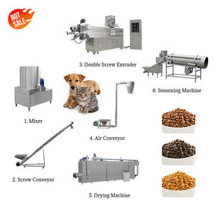 Línea de Producción de Alimentos Ecológicos para Mascotas, Máquina de Pellets para Harina de Pescado, Golosinas para Perros y Gatos, Capacidad de 100-1200 kg/h, 380V/440V, Entrega Rápida - Product Image 2