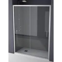 Cabina doccia da bagno in acciaio inossidabile con vetro senza telaio dal design moderno