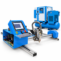 Mini découpeuse laser compacte avec servomoteur de haute précision, cadre portique portable et prix bas