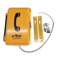 KNTECH KNSP-01-D23 téléphone IP industriel extérieur résistant aux intempéries téléphone filaire robuste avec Protection IP66
