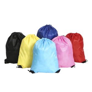 Eco Friendly Recyclable Non-Woven Solid Color Custom Drawstring Bags Gym Sport <b>Backpack</b> Promotional Travel Shopping - Product Image 1