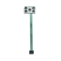 Clavier à membrane tactile LED fiable, auto-adhésif, personnalisé, imprimé sur écran, industriel, PET, certifié ISO9001:2015, FLEXKYS
