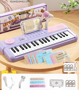 Hot Sale 37 Keys Electronic Piano Keyboard with Microphone Kids <b>Electric</b> Piano <b>Kit</b> Music Keyboard Educational Toy - Product Image 2