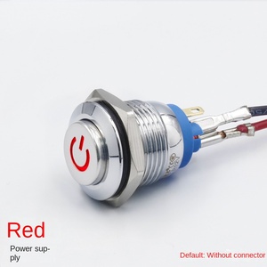 16MM metal button, high head, with light, IP65 - Product Image 6