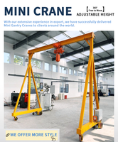Grue portique électrique portable à double vitesse 5T 6T la plus vendue pour port