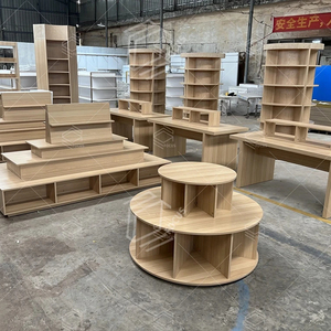 Bespoke cuốn sách trường hợp tủ gỗ Tủ Sách 5 kệ cho trường học hiện đại thư viện đồ nội thất cuốn sách trắng Kệ tổ chức kệ sách - Product Image 1