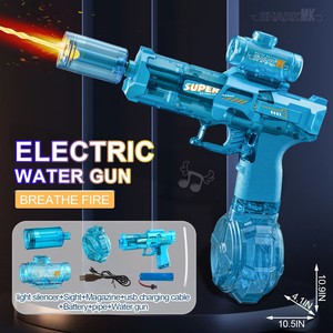 Pistola de Agua Eléctrica con Efectos Luminosos y Destellos, Pistolas de Agua Automáticas de Juguete - Product Image 4