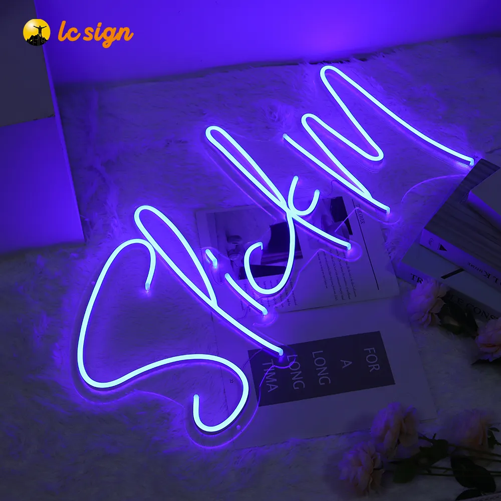 Cina elettronica led luce al neon lettere parole al neon decorativo personalizzato led insegna al neon