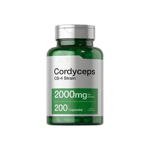 كبسولات مكملات الفطر Cordyceps Synexis من سلالة نبات Cordyceps غير مصنعة وراثيًا CS-4