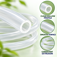 Tuyau flexible en silicone transparent sur mesure OEM pour tire-lait, tube de remplacement pour accessoires de système de collecte de lait