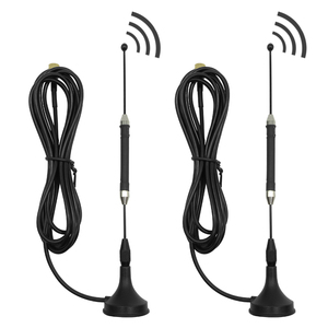 Sucker Antenna 2.4G 5.8G Dual Band Magnetic 433Mhz <b>Wifi</b> Magnetic Indoor Whip Antena with 3 Meters of RG174 <b>Cable</b> - Product Image 1