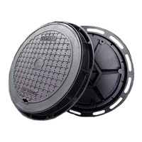 Couvercle de regard en fonte ductile D400, couvercle de drainage rond pour égouts et canalisations
