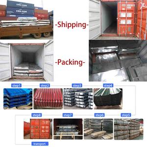 Fabrik preis Prime Zink Eisen Metall Dach blech ppgi ppgl vor lackierte verzinkte Wellblech Dach platte - Product Image 5