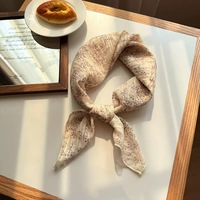 Nouveau Foulard Carré en Popeline de Coton pour Femme 2026 – Bandanas Tendance à Faible MOQ, Personnalisables, ou Mouchoirs pour Dames