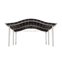 Aluminium rahmen Carport Mit Pvdf Dach Kunststoff Carports Garagen Mit Polycarbonat Dächer