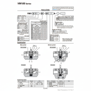 Válvula de control mecánico neumática SMC modelo - Product Image 1