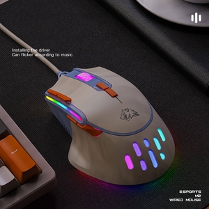 Mouse Cablato Luminoso RGB Free Wolf M2, 12800 DPI, Personalizzazione Macro, per Laptop, Ufficio e Gaming - Product Image 6