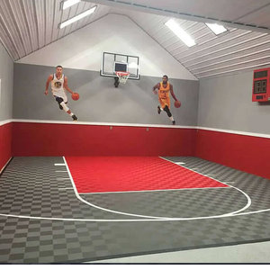 Vente d'usine : Dalles de sol sportives en PP pour terrains extérieurs – Tapis de sol en plastique pour basketball, tennis, <span class=keywords><strong>badminton</strong></span> - Product Image 3