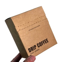 Boîte en carton blanc personnalisée pour l'emballage de café, mocha, latte, boîte en papier rectangulaire