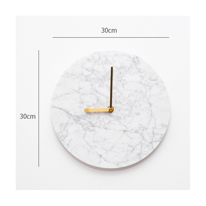 Durevole di Buona Qualità di Marmo All'ingrosso <span class=keywords><strong>Orologio</strong></span> <span class=keywords><strong>Da</strong></span> <span class=keywords><strong>Parete</strong></span> di Allarme - Product Image 1