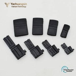 Classic Plastic Buckle for Bag Accessories Durable Black <b>Strap</b> Clip Part - Product Image 4