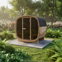 Sauna extérieur en cèdre pour 4 personnes : Votre espace de bien-être personnel dans votre jardin pour une relaxation ultime