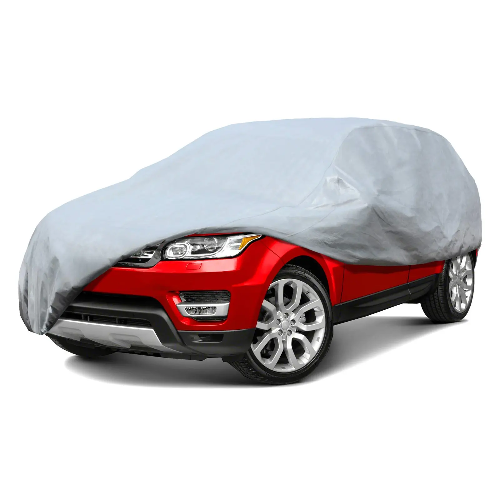Car Cover Waterproof All Weather for Automobiles, Outdoor with Zipper Cotton, Universal Fit for SUV