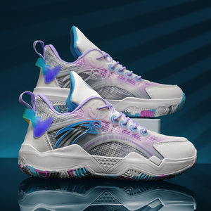 Logo de marque personnaliser professionnel hommes <span class=keywords><strong>aigle</strong></span> Sports de plein air baskets respirant blanc nuit lueur haut femmes <span class=keywords><strong>chaussures</strong></span> de basket-ball - Product Image 5