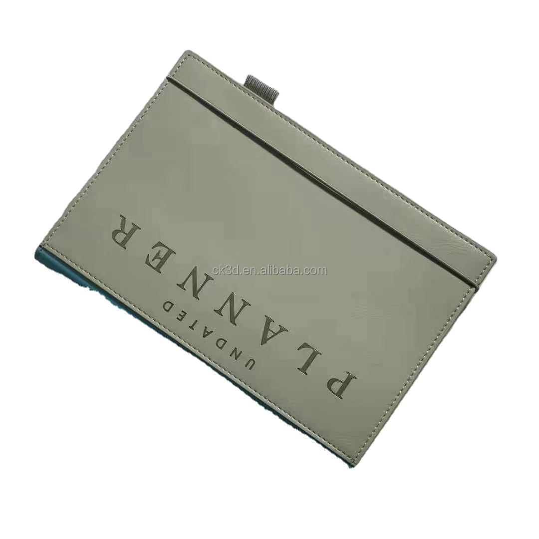 School Supplies 2022 promotion Gold Monthly Planner Gold Foil Planner Notebooks Customizable For business