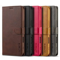 Étui portefeuille magnétique en similicuir avec support et porte-cartes pour iPhone 18 Pro Max, 17 Air, 16 Plus, 15, 14 Pro, 13, 12