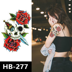 <span class=keywords><strong>Tatuajes</strong></span> Temporales Desechables con Diseño de Calavera y Flores, Resistentes al Agua, <span class=keywords><strong>para</strong></span> Brazos, <span class=keywords><strong>para</strong></span> <span class=keywords><strong>Hombres</strong></span> y Mujeres - Product Image 5