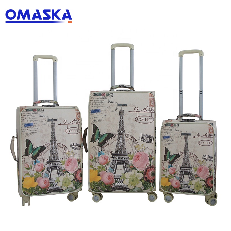 2018 новый дизайн, оптовая продажа, винтажные чемоданы с принтом из искусственной кожи, уникальные дизайнерские женские чемоданы для девочек