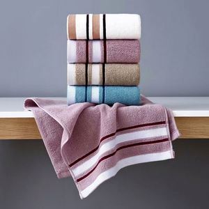 Ensemble de serviettes de bain de luxe de haute qualité avec logo personnalisé, séchage rapide, rayures larges, pour la maison, l'hôtel, cadeau - Product Image 3