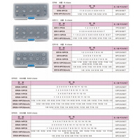 Jeu de pinces ER25 ER32 de qualité AA SUJ2 CNC, HRC48, précision élevée 0,008 mm, mandrin DIN 6499, 18 pièces, certifié CE ISO9001 pour fraisage et tournage