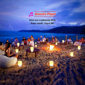 Bán buôn xách tay BT loa không dây mini Player cảm ứng Pat ánh sáng đầy màu sắc LED ánh sáng ban đêm cạnh giường ngủ Đèn bàn cho giấc ngủ tốt hơn - Product Image 4