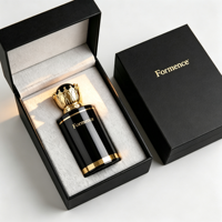 Flacons de parfum en verre cylindriques au design unique, 30 ml, 50 ml, 100 ml, flacons de parfum vides avec boîte personnalisée