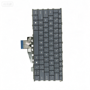 In Stock US Layout Backlit Laptop Replacement Keyboard Fit HP 14-FK, Black Notebook Keyboard Without Frame Wholesale Spare Parts