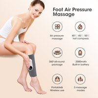 Kabelloser Elektrischer Heißkompresse-Vibrations-Luftdruck-Waden-Fuß-Knie-Bein-Massagegerät für Sporterholung