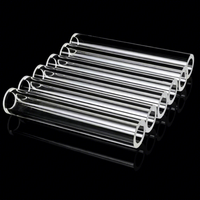 Tuyau en verre de quartz poli transparent sans ozone, très demandé, pour usage en laboratoire, services de cintrage/moulage/soudage