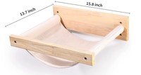 Hamac mural pour chat, grande étagère pour chats - Lits et perchoirs modernes - Meubles de qualité supérieure pour chat pour dormir, jouer et grimper