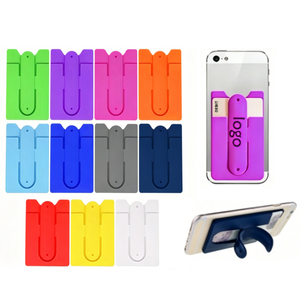 Funda de Silicona Personalizada con Logotipo para Teléfono, Resistente a Impactos, Plegable, con Cartera Adhesiva para Smartphones - Product Image 3