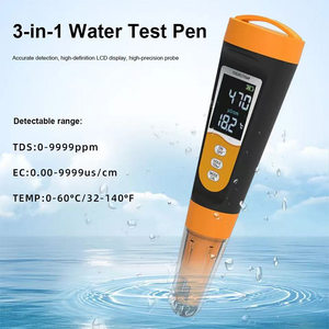Độ chính xác cao chất lượng nước độ cứng Bộ dụng cụ kiểm tra 4 trong 1 TDS EC & Temp Meter cho nước uống, hydroponics, hồ cá, hồ bơi - Product Image 2