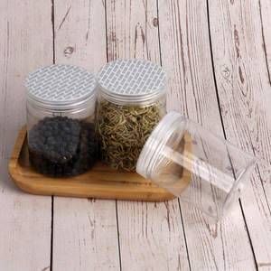 Transparent Airtight Pet Container 85x110mm 560ml Cylinder Clip On Lid For Dried Fruits Grains Kitchen Pickles Food Storage - Product Image 4