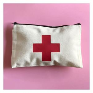 Bolsa de Primeros Auxilios Personalizada de la Cruz Roja, Botiquín Médico, Bolsa para Medicamentos de Alergia, Bolsa para Resaca, Regalo Promocional, Senderismo - Product Image 1