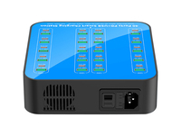 Station de charge de bureau industrielle 400W 40 ports PD QC3.0 avec 20W PD et 18W QC3.0 pour téléphones portables, tablettes et plus