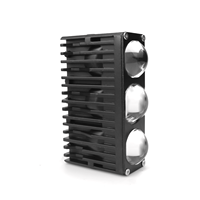 Système d'éclairage automatique 4WD Led Work Light Offroad 4x4 Grille d'éclairage Trois Lentilles Projecteur LED Projecteur de voiture pour moto
