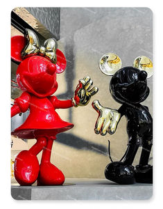 2024 escultura de <span class=keywords><strong>Mickey</strong></span> tamaño real fibra de vidrio estatuas de <span class=keywords><strong>Mickey</strong></span> <span class=keywords><strong>Mouse</strong></span> Pintura Escultura de <span class=keywords><strong>Mickey</strong></span> para decoración del hogar - Product Image 5