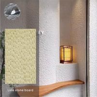 Panneau mural en pierre flexible ignifuge léger au design moderne pour intérieur/extérieur avec argile et poudre de pierre naturelle