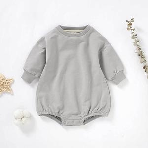 Mameluco de Algodón para Bebés y Niños Pequeños, Cierre con Botones a Presión, Unisex, Color Sólido para Toda Temporada, Estilo Chic, Ropa Informal para Uso Diario al Aire Libre - Product Image 5