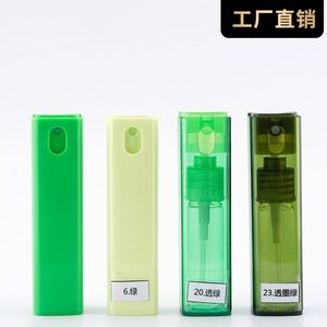 Portable Square Essential Oil Perfume Sample <b>Bottle</b> <b>Small</b> Empty <b>Plastic</b> PETG Pump Sprayer Reusable Mosquito Repellent - Product Image 3